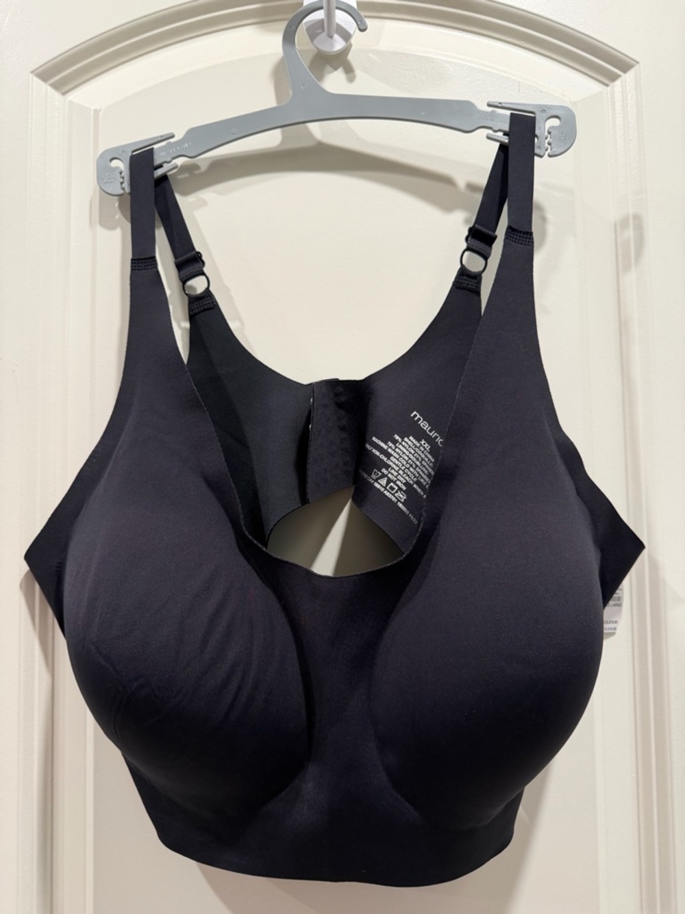 Maurices Black Seamless Support Bra